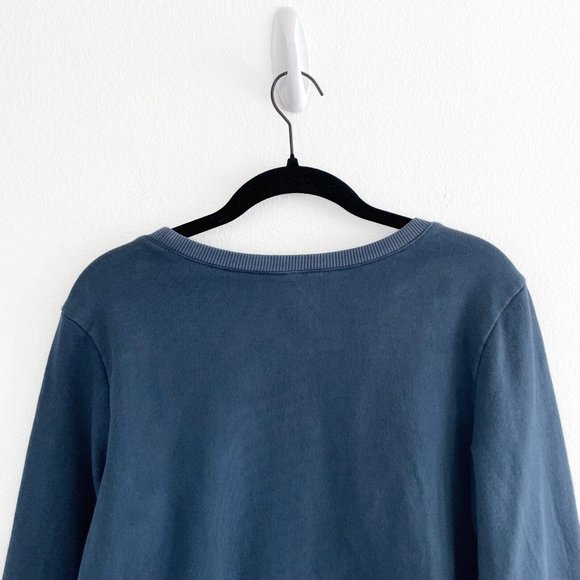 1901 Nordy Girl Graphic Women's Small Pullover Crewneck Sweatshirt Navy Pink - Picture 6 of 9